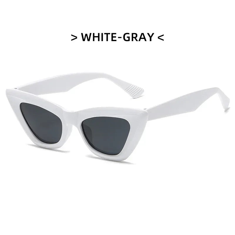 Personalized Triangle Cat Eye Sunglasses - Viexta