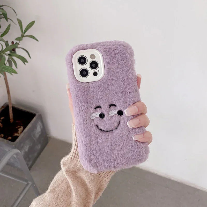 Plush Embroidered iPhone Case - Viexta