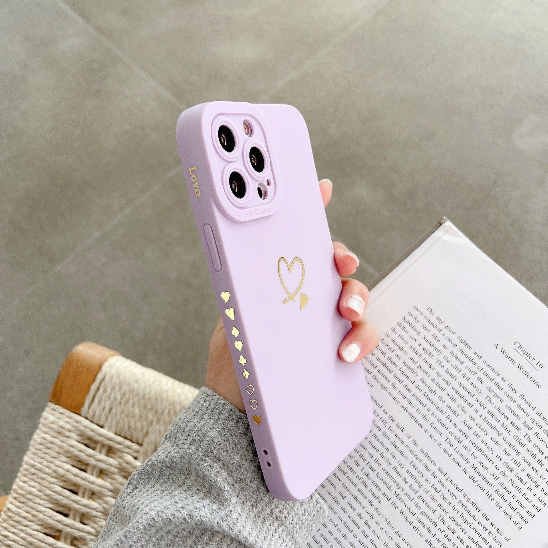 Angel Eye Bronzing Solid Color iPhone Case - Viexta