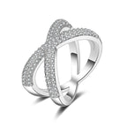 Geometric Full Diamond Luxury Women's Ring