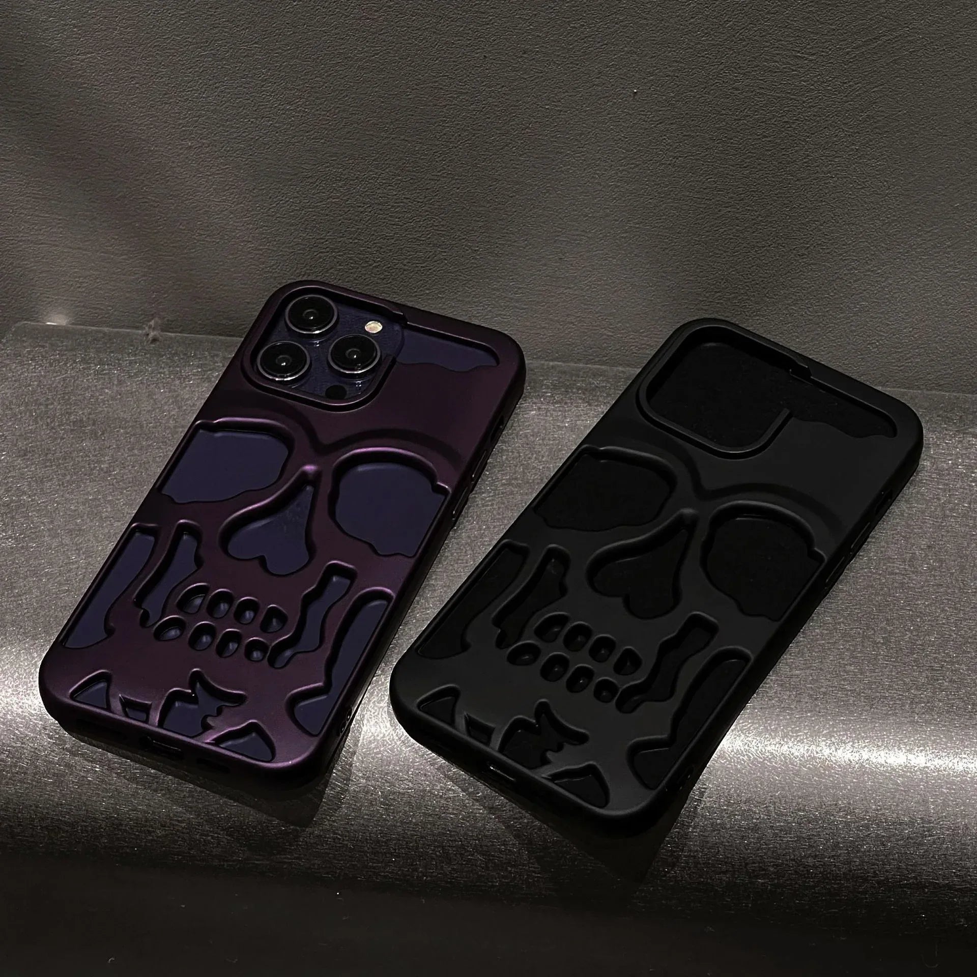 Frosted Skull iPhone Case - Viexta