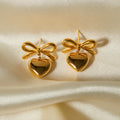 Rowanne Two Tone French Knot Earrings - Viexta