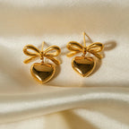 Rowanne Two Tone French Knot Earrings - Viexta