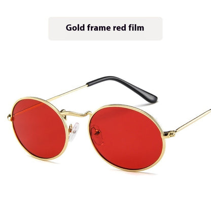 Sun Protection Trend Retro Oval Sun Glasses