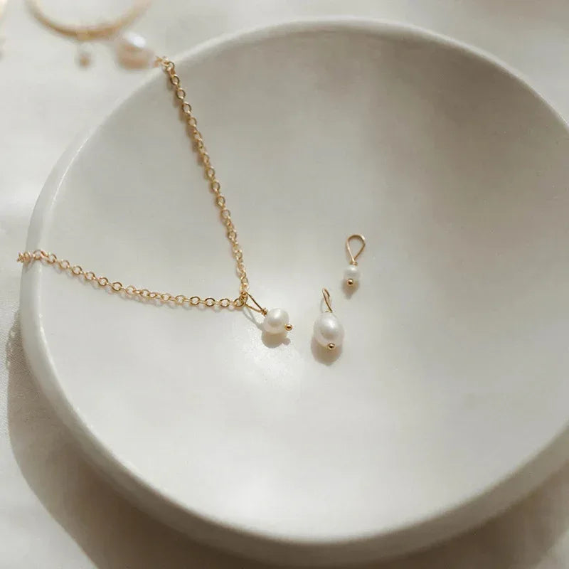 Baroque Pearl Necklace - Viexta