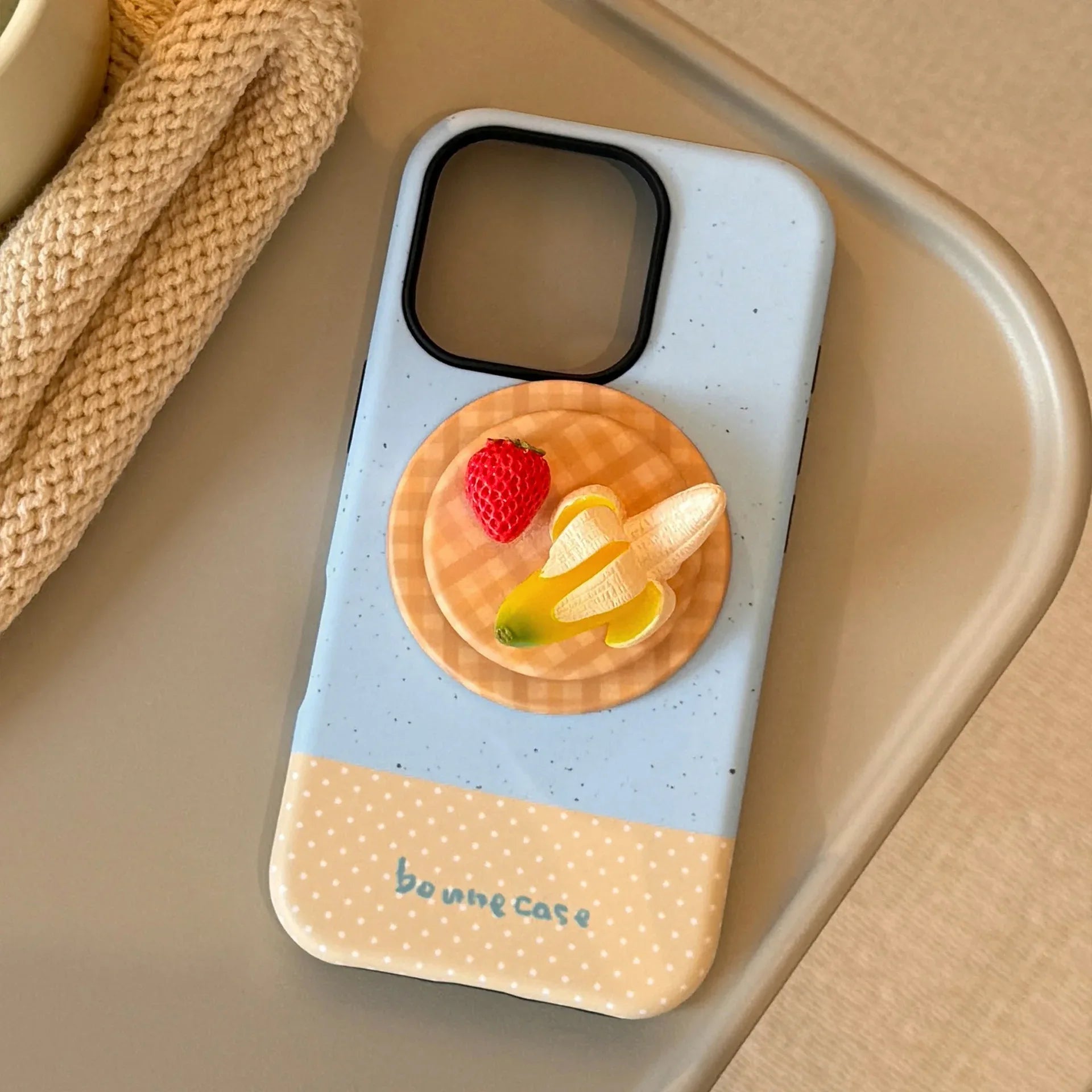 3D Fruit Platter iPhone Case Magnetic Stand - Viexta