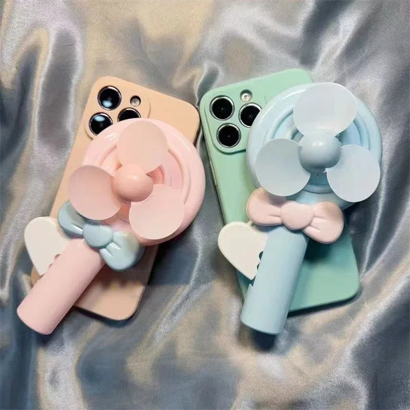 Lollipop Hand Fan Drop-resistant Soft iPhone Case - Viexta