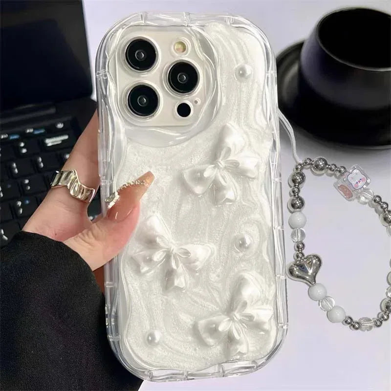 Heart Bow Tie iPhone Case - Viexta