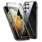 s23ultra-double-sided-glass-magnetic-king-phone-case - Viexta