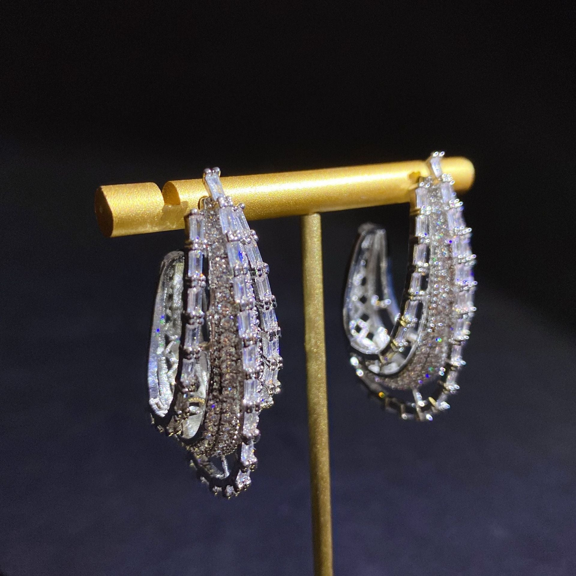 superflash-zircon-multi-layer-three-dimensional-elegant-earring