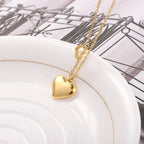 Peach Heart Titanium Neckwear - Viexta
