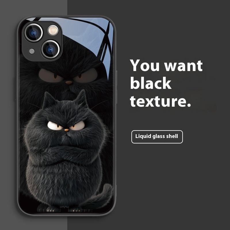 Domineering Cat Silicone iPhone Case