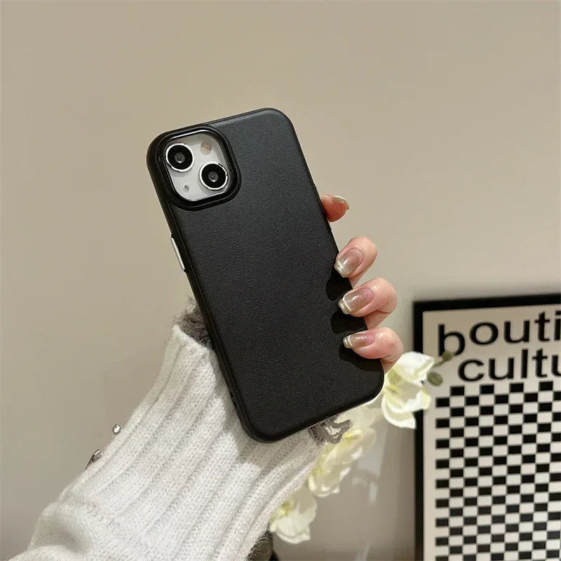 Leather Material iPhone Case - Viexta