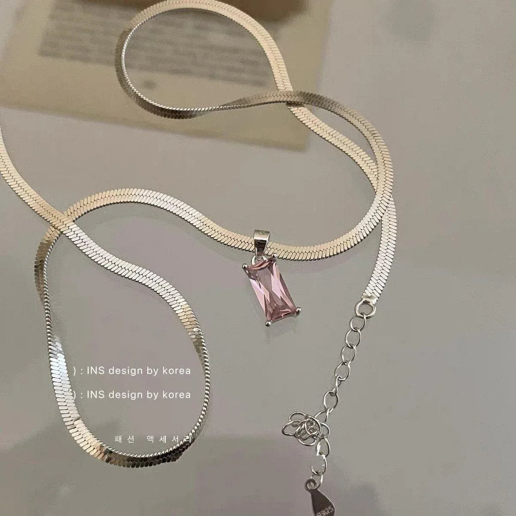 Rhinestone Snake Bones Chain - Viexta