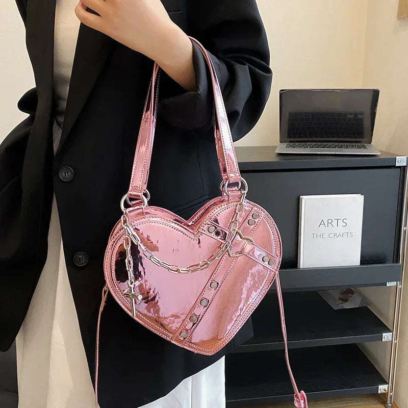 Chain Heart-shaped Bags - Viexta