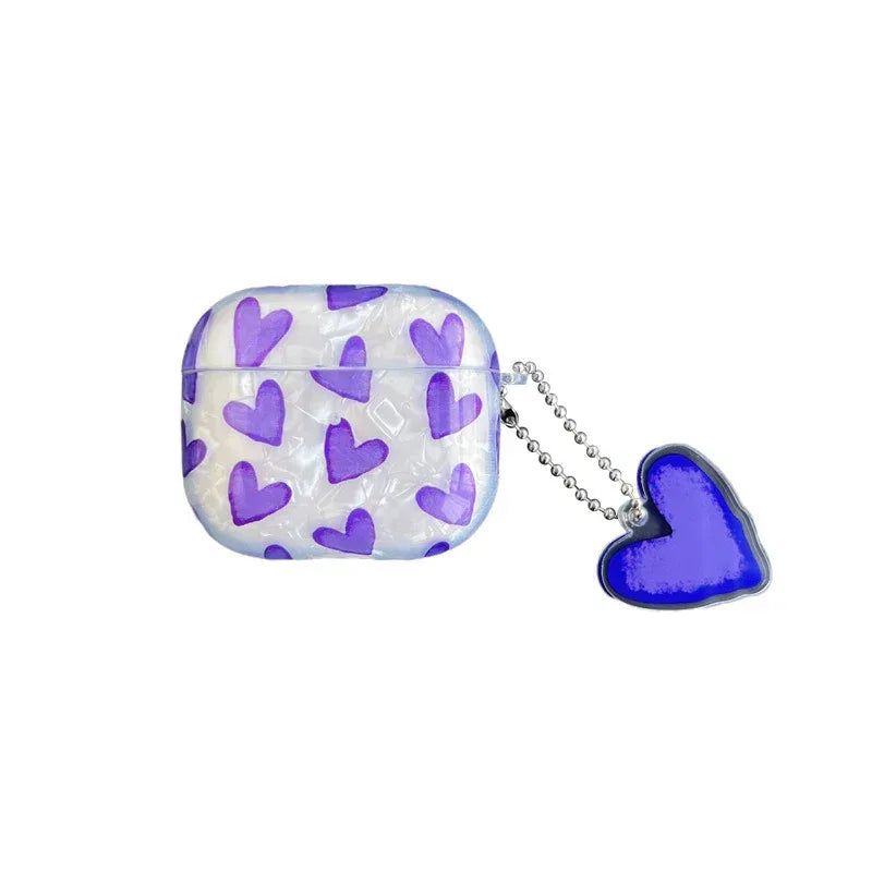 Love Shell Pattern Earphone Cover - Viexta