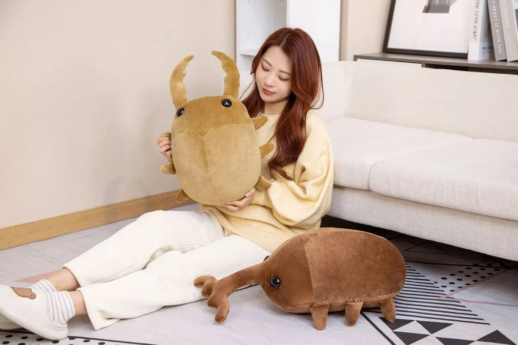 Bug Japanese Rhinoceros Beetle Giraffe Shovel Large Doll - Viexta