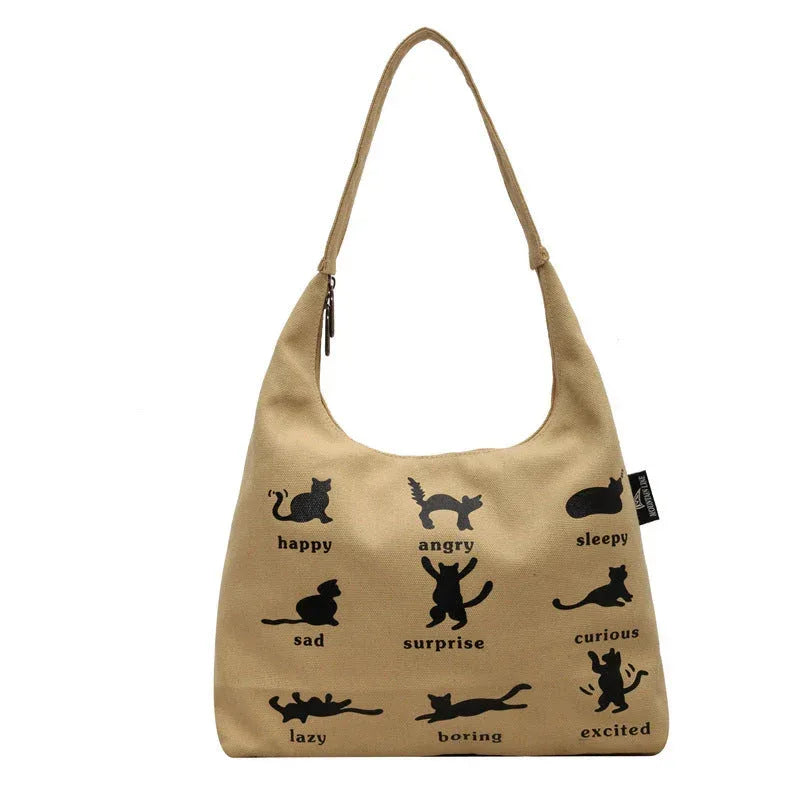 canvas-womens-one-shoulder-handbags - Viexta