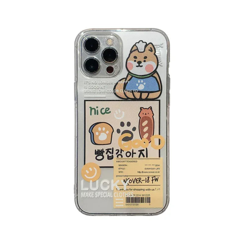 Baked Dog Airbag Silicone iPhone Case - Viexta