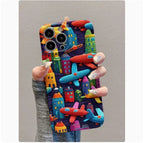 Oil Painting Minimalist Airplane iPhone Case - Viexta