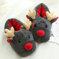 Christmas Shoes Cute Elk Home Slippers - Viexta