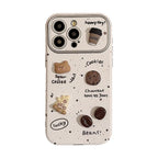 Ink-splashed 3D Coffee Bear iPhone Case