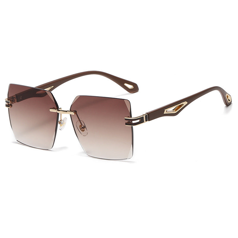 Frameless Trimming Sunglasses Fashion