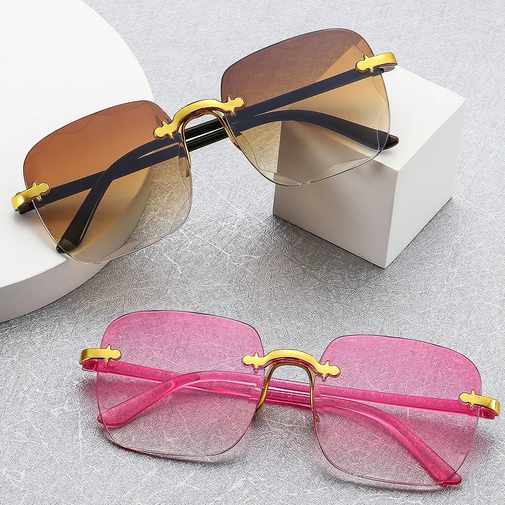 frameless-trimming-internet-famous-sunglasses - Viexta
