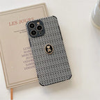 Woven High-grade Bear Flannelette iPhone Case - Viexta