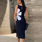 Spring New Versatile Flowers Dress - Viexta