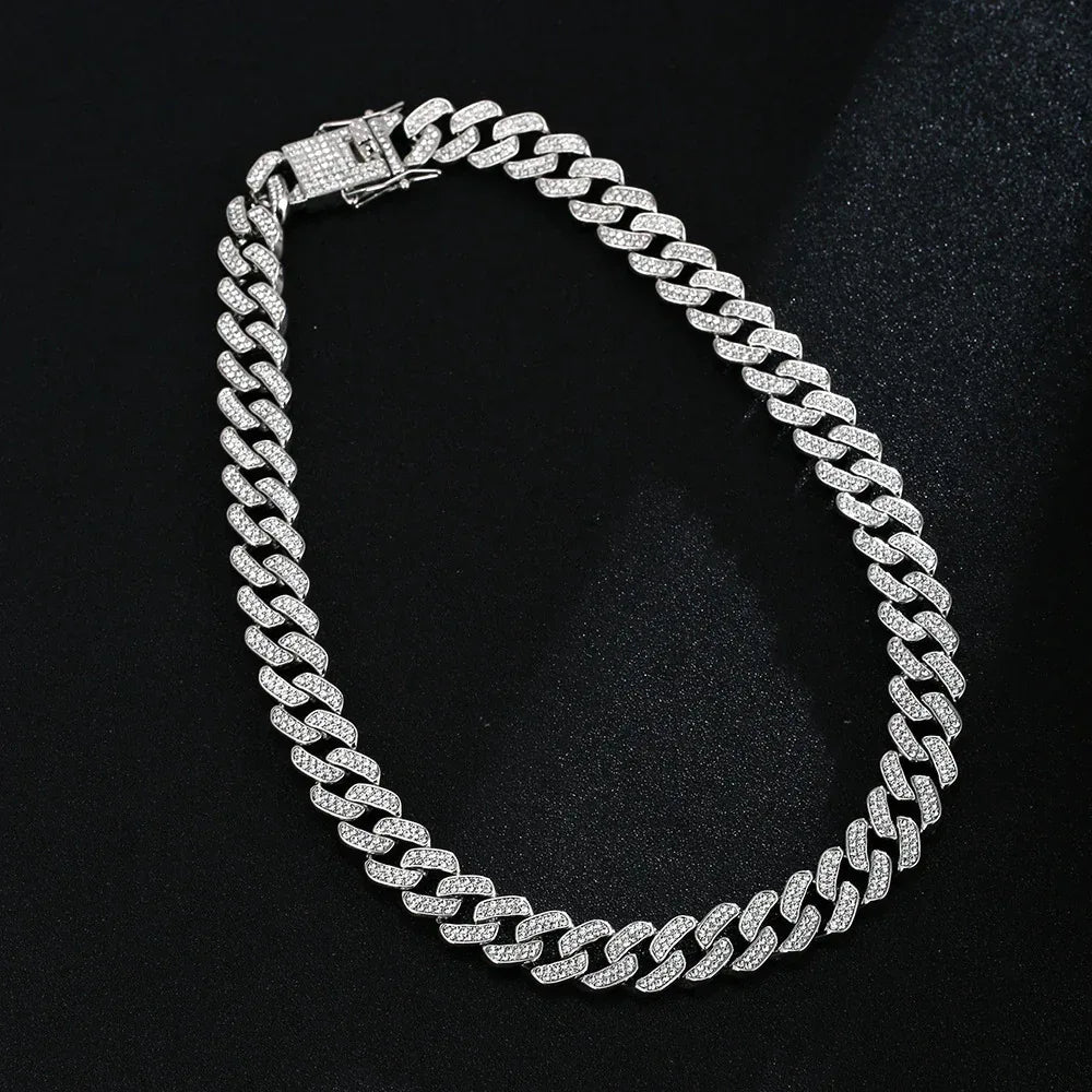 diamond-inlaid-necklace - Viexta