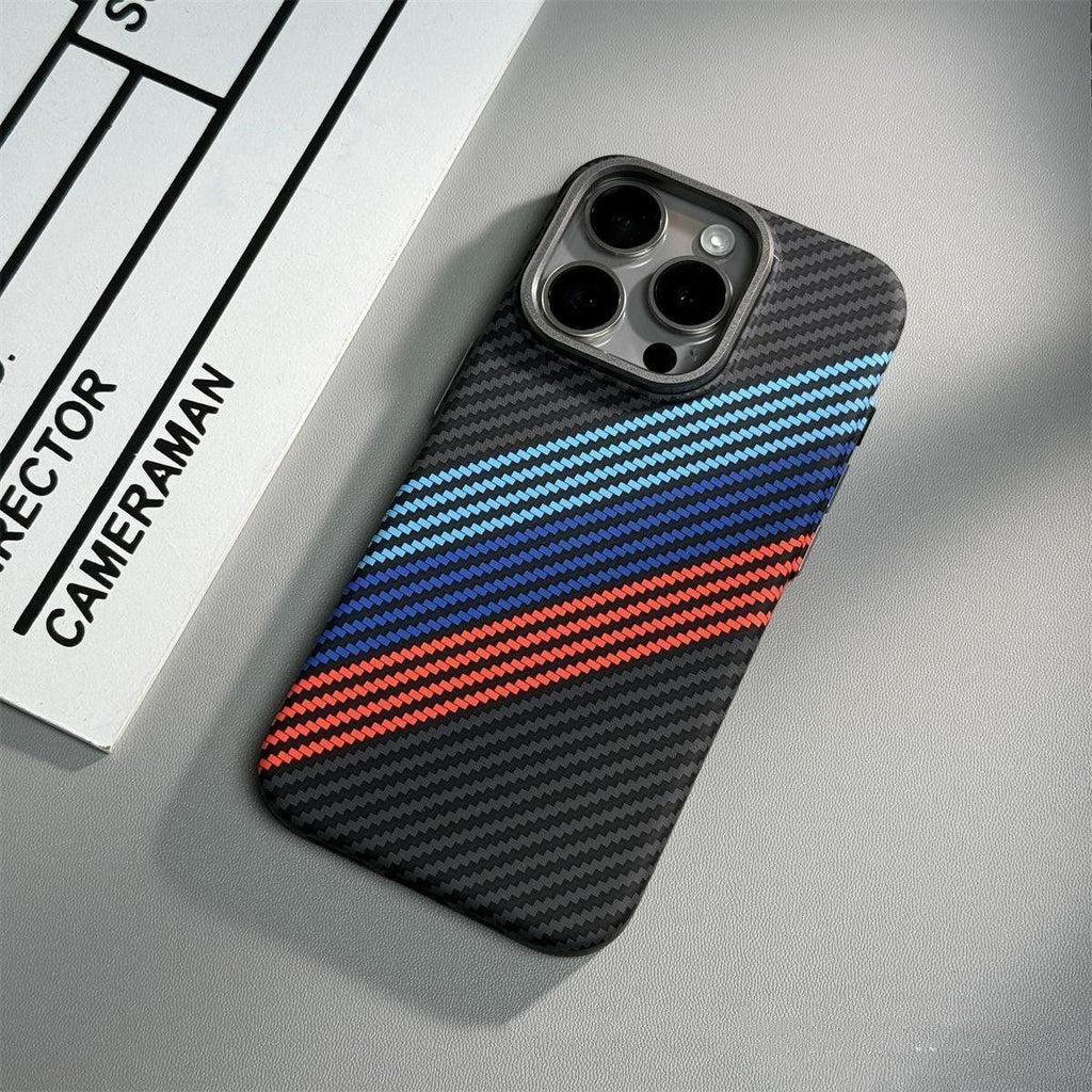 Kevlar Pattern Magnetic Hard Shell iPhone Cover - Viexta