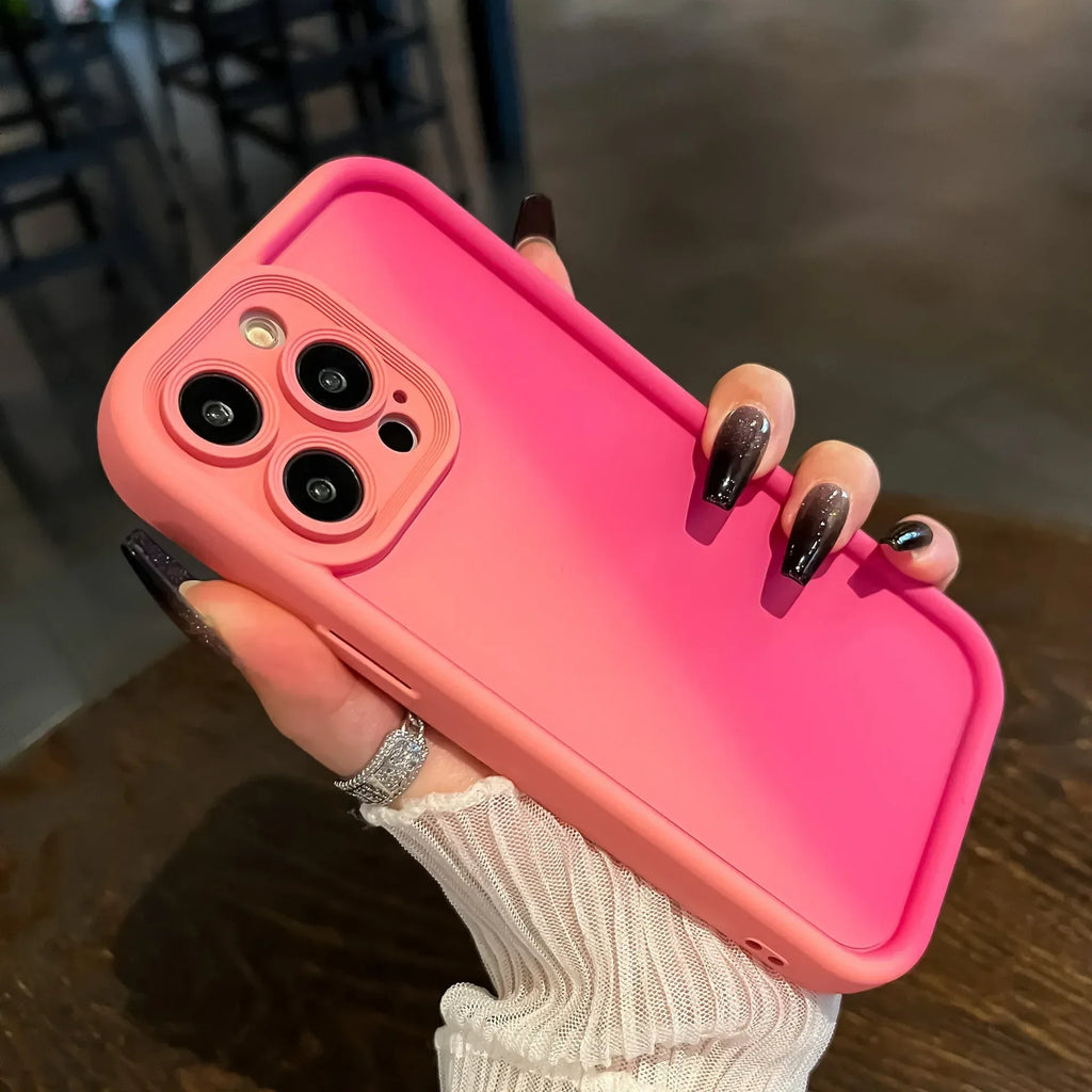 Oblique Stitching Gradient iPhone Case - Viexta