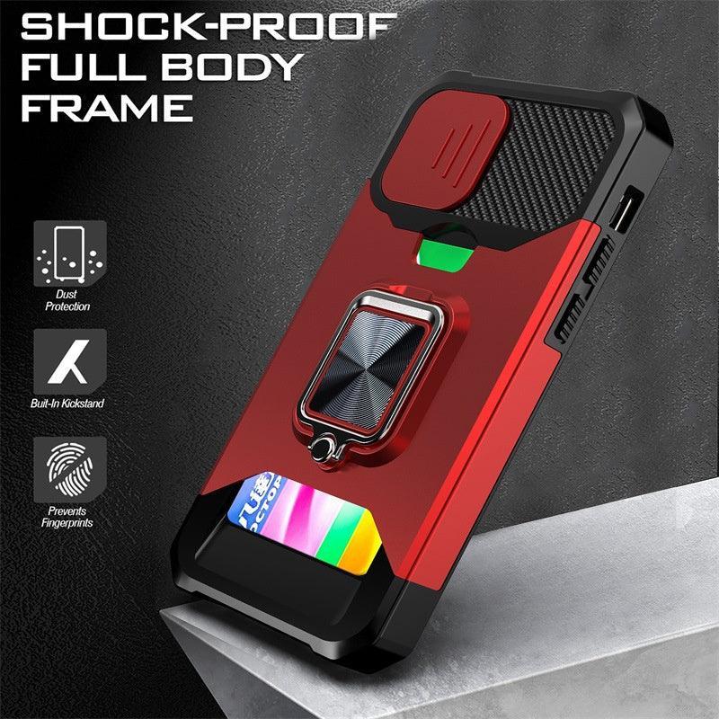 Sliding-window Card-insert iPhone Cases - Viexta