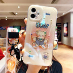 Cute Blu Ray Epoxy Lanyard iPhone Case - Viexta