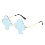 Irregular Mushroom-shaped Sunglasses - Viexta