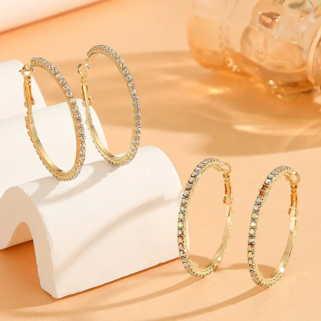 Zircon Inlaid Princess Earrings - Viexta