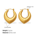 Metallic Gold Earrings