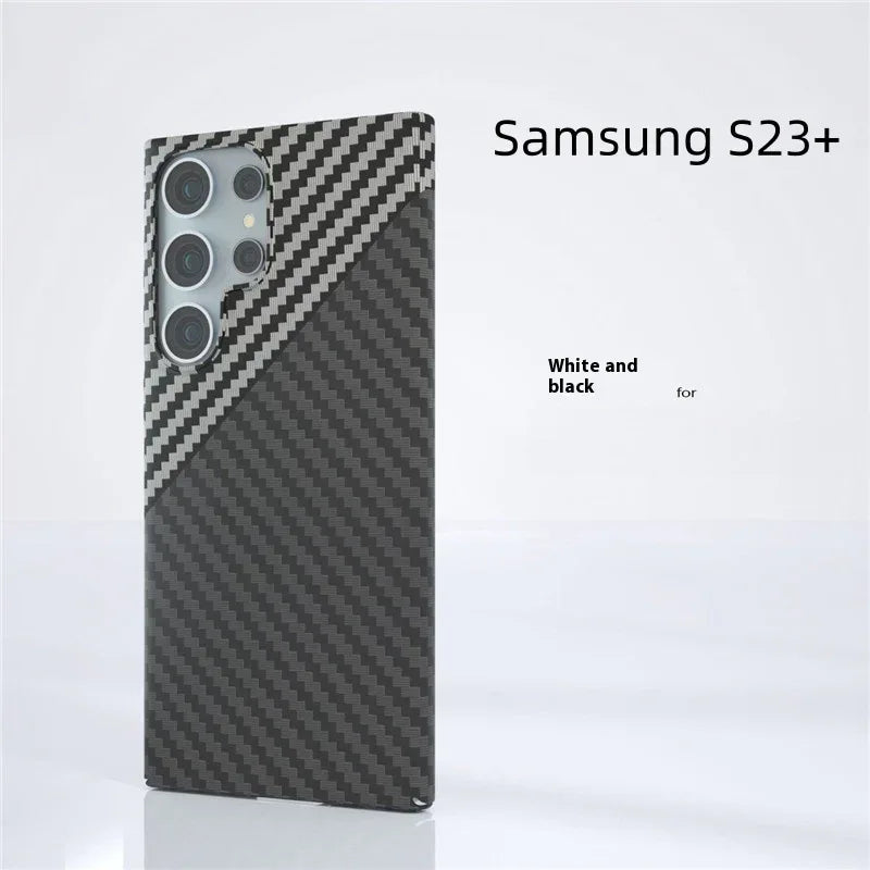 Carbon Fiber Hard Shell Samsung S Series Phone Case - Viexta