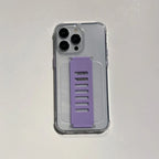 Transparent Case Wrist Strap Bracket Non-slip iPhone Case - Viexta