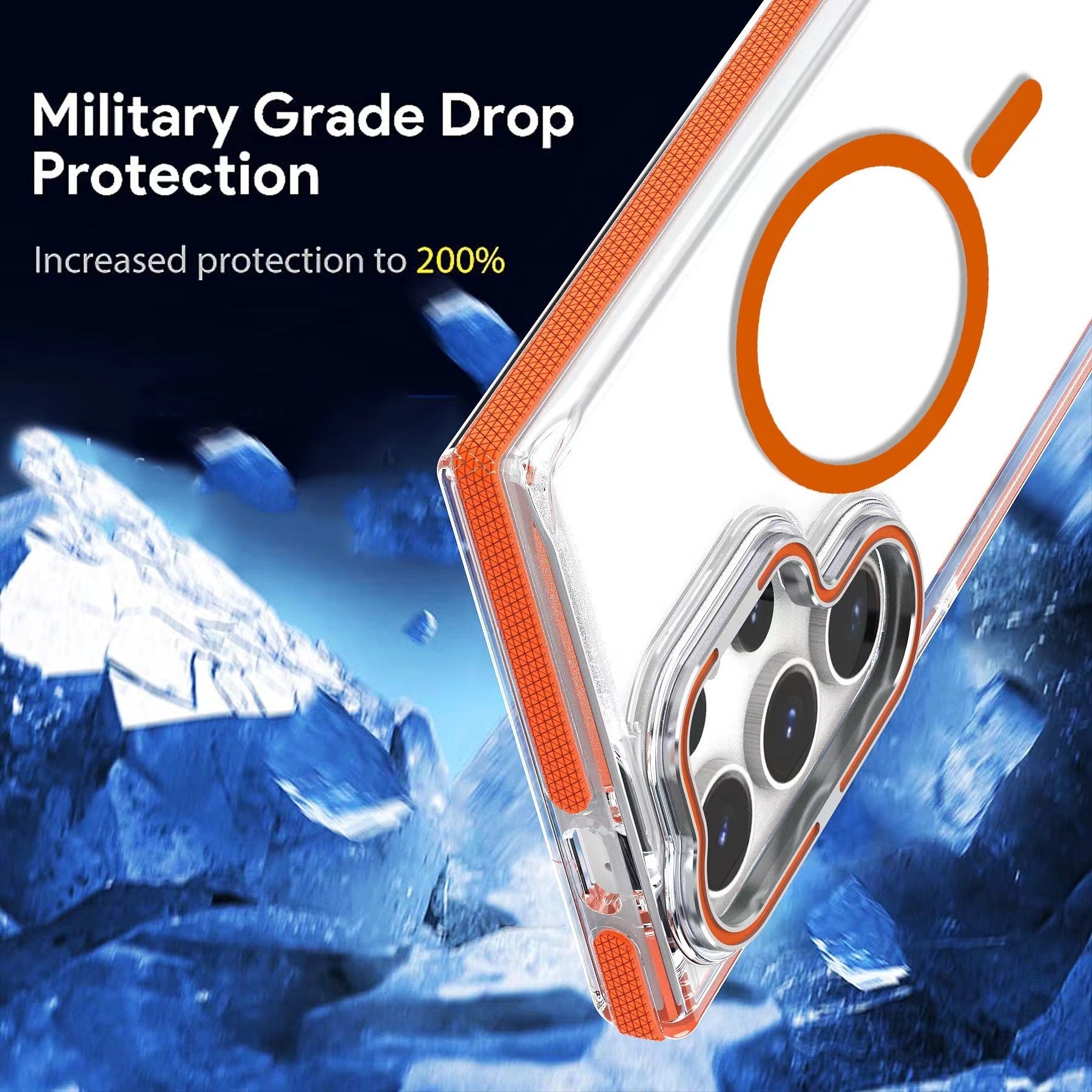 Two-color S25 ULTRA Phone Case