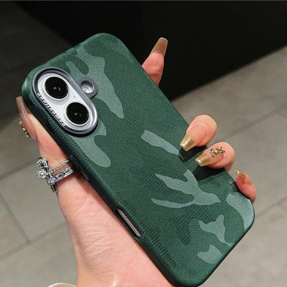 Camouflage Leather iPhone Protective Cover