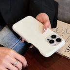Retro Leather Solid Color iPhone Case - Viexta