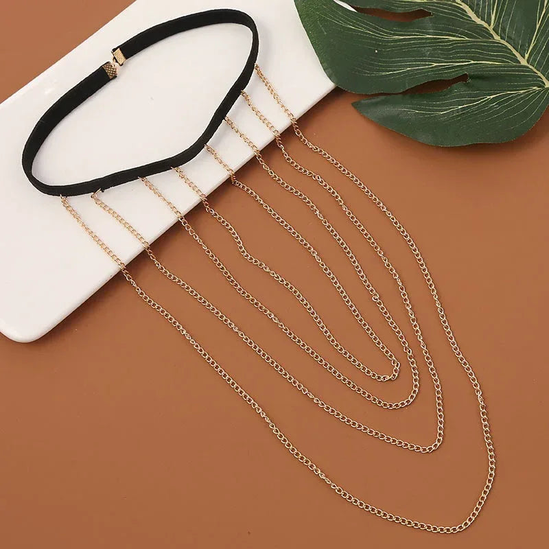 Multilayer Elastic Thigh Chain - Viexta