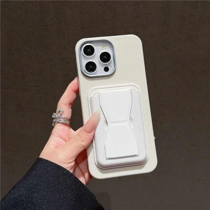 Leather Card Holder iPhone case - Viexta