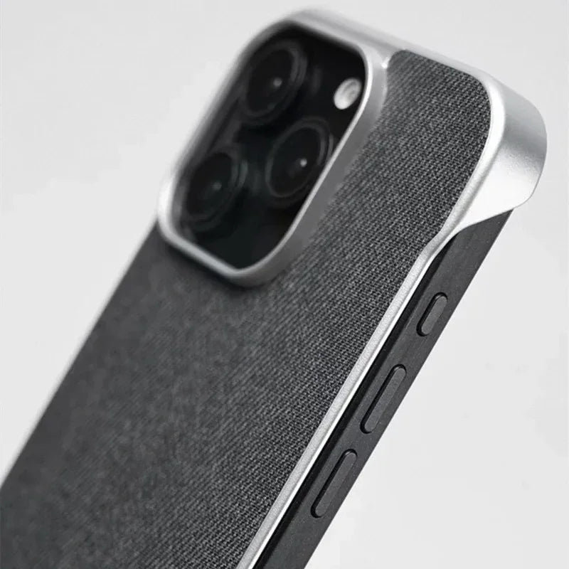 Hemp Leather Pattern Without Border iPhone Case - Viexta