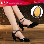 Latin Soft Bottom Heels - Viexta