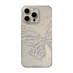 Butterfly-themed iPhone Case With Dreamy Glitter Powder
