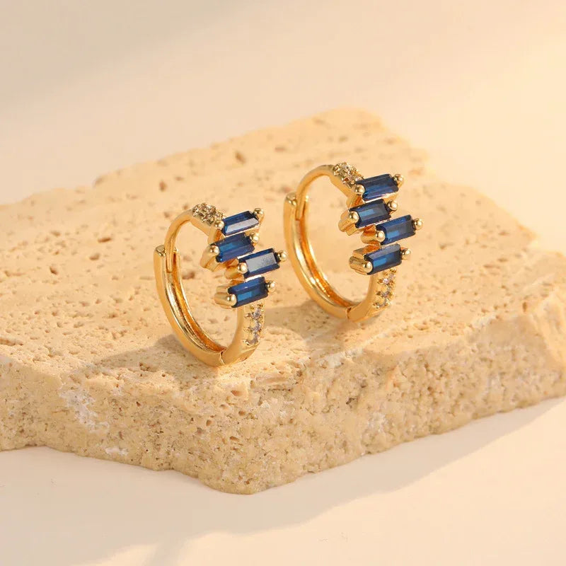 Zircon !8k Stud Earrings - Viexta