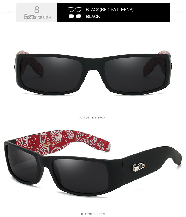 Plaid Hip Hop Fashion West Coast Polarized Sunglasses